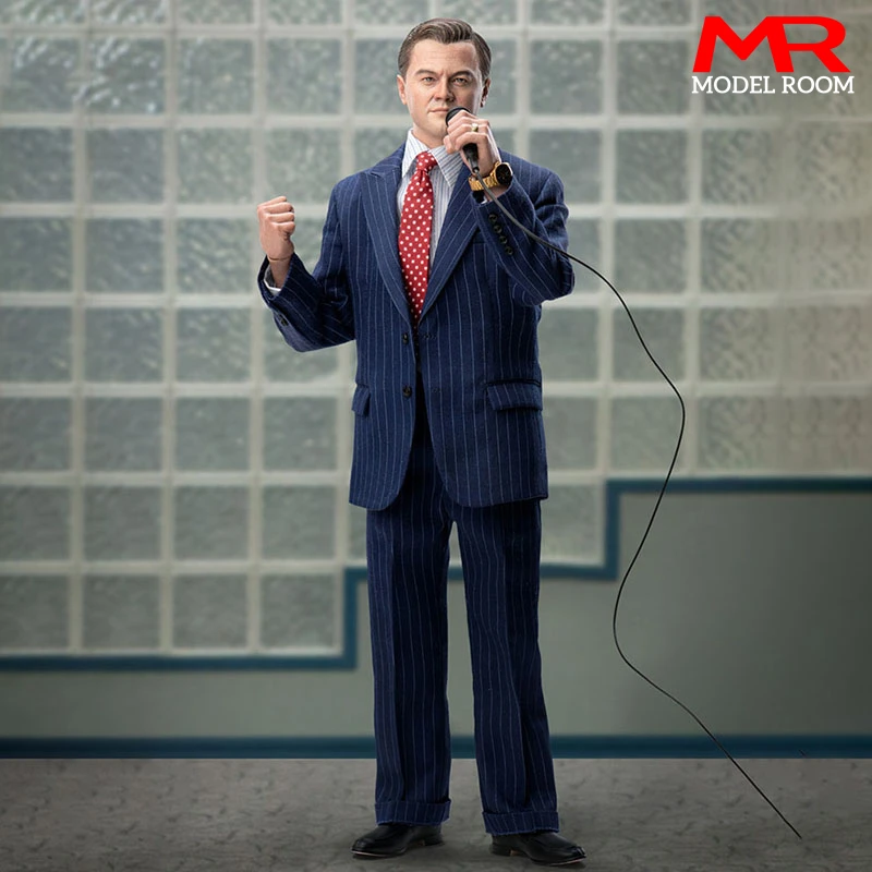 Mars Toys Mat007 1/6 Wall Street Mr. Jordan Leonardo Dicaprio Action Figure Modello 12 ''Maschio Soldato Action Doll Set Completo Giocattolo
