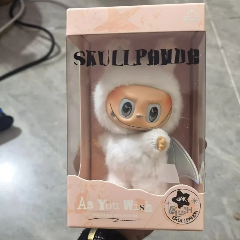 Hot New 17cm The Monster Labubu Series Zimomo Angel White