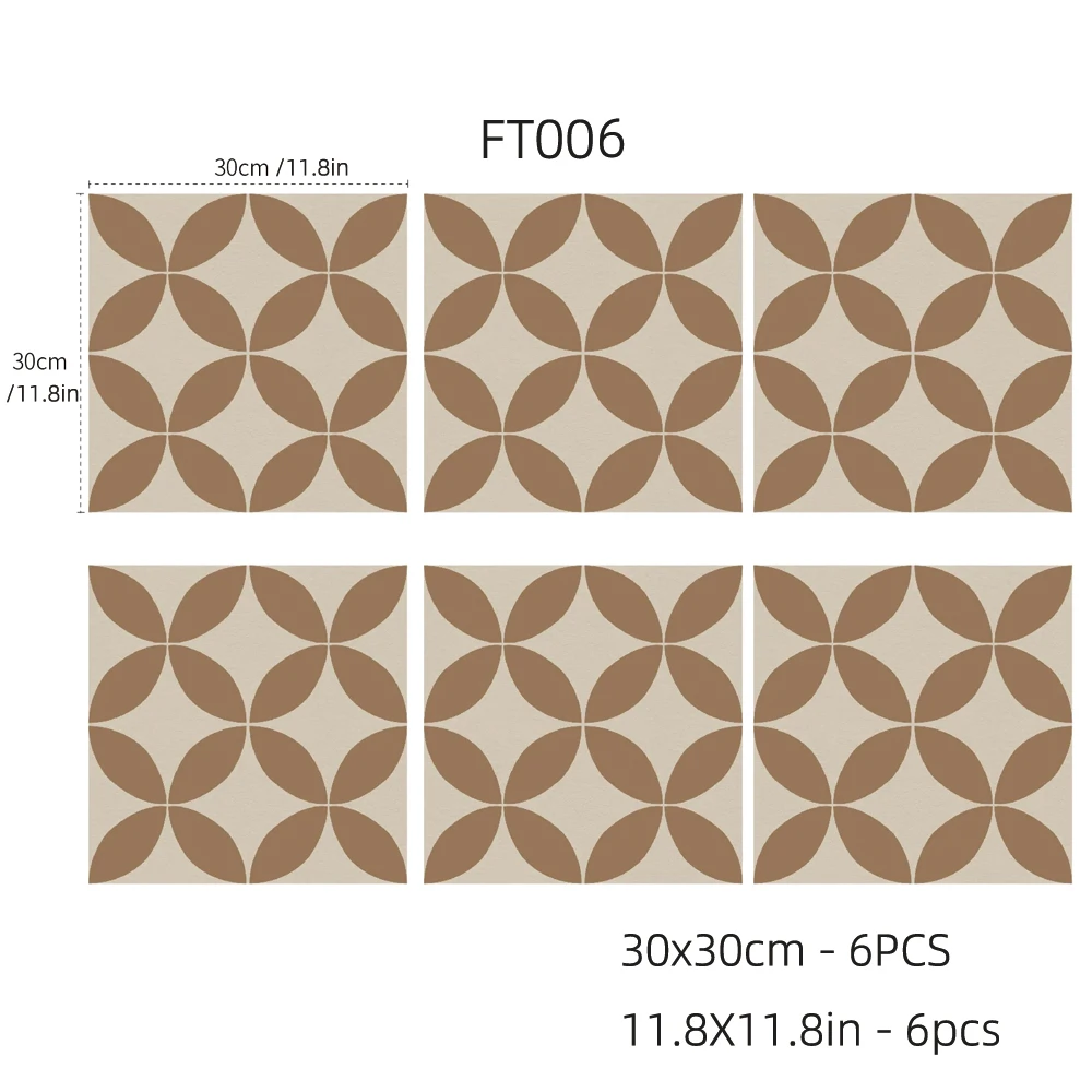 Samoprzylepna winylowa naklejka na płytkę podłogową PVC Wodoodporna podłoga do kuchni, sypialni, salonu, łazienki