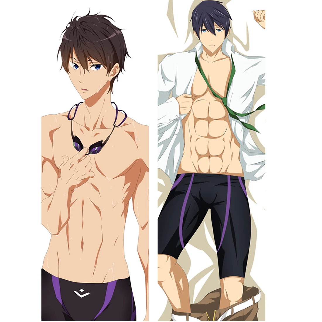 アニメ無料! Iwatobi swim club抱き枕カバーケース寝具枕カバーs 