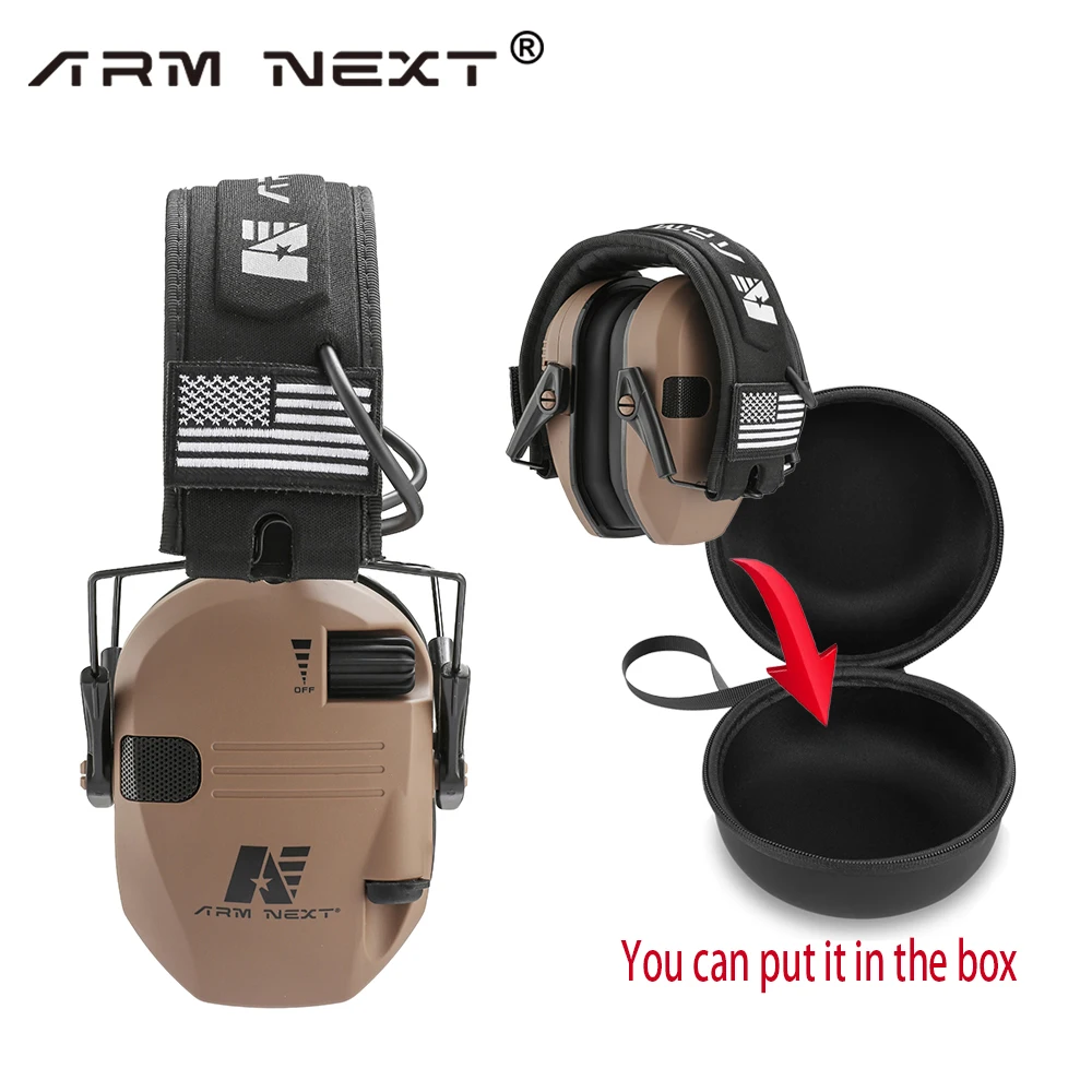 

ARM NEXT D20 Tactical Earmuffs Shooting Hearing Protector Active Anti-Noise Earmuff New Professional Noise Reduction Headset