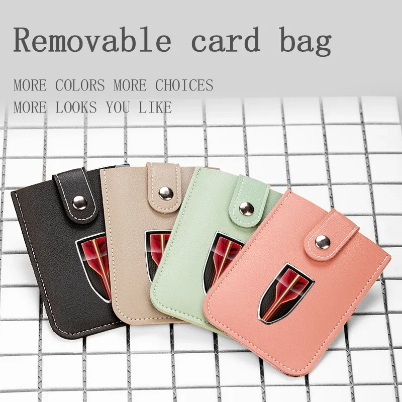 Porta Carte Di Credito In Pelle Porta Carte Di Credito Per Hong Qi Hs5 H5 H7 Hs7 H9 Roba Per Auto