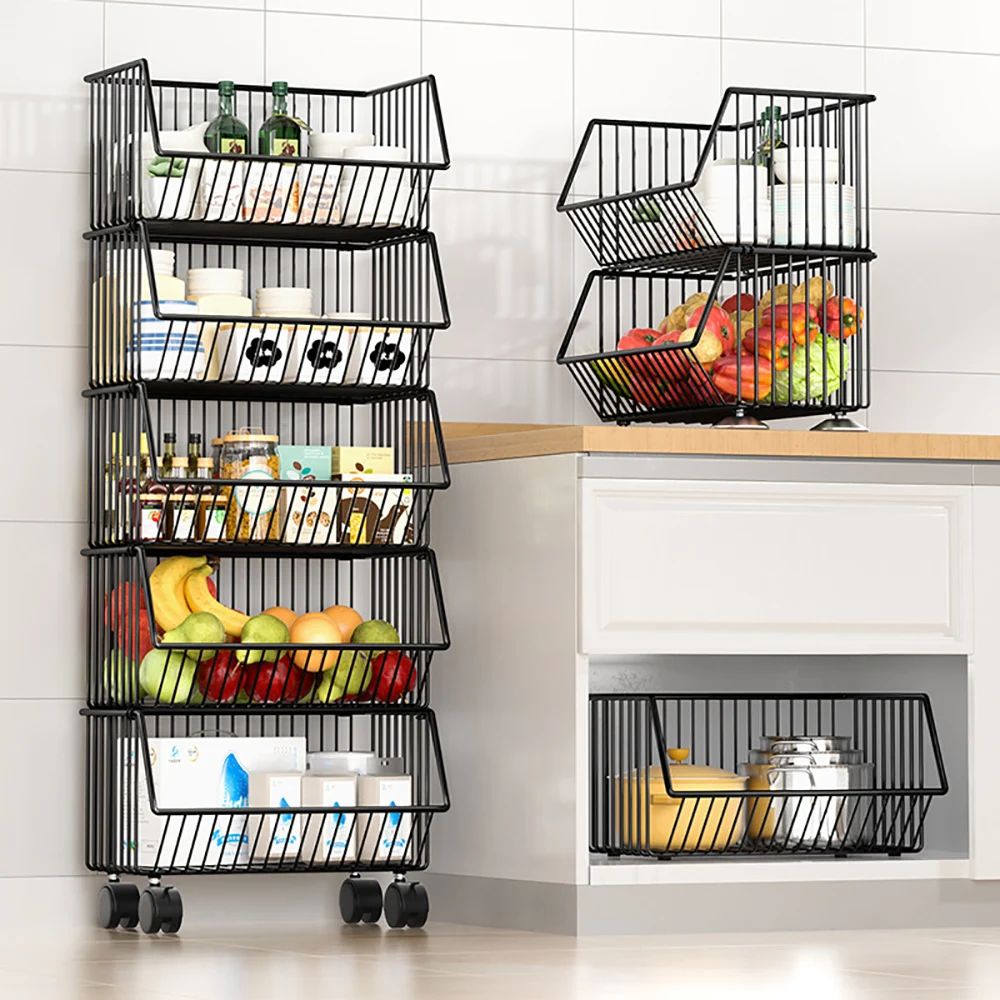 Kitchen Multi Function Rotating Storage Rack  Kitchen Storage Rack  Rotating Basket - Racks & Holders - Aliexpress