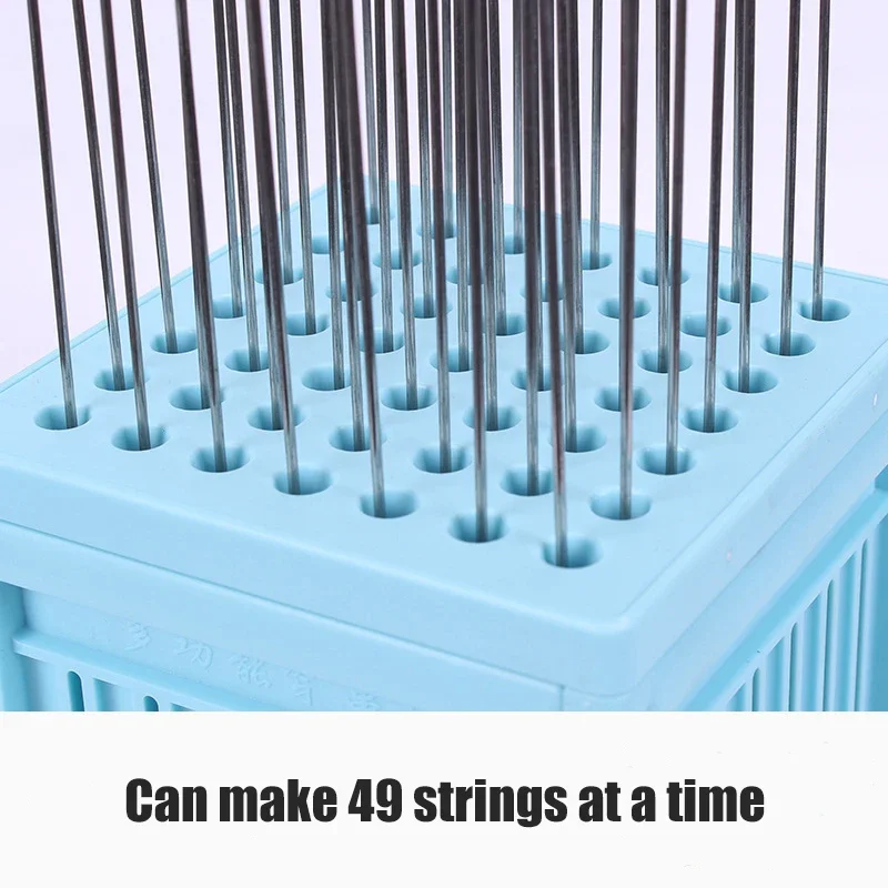 BBQ Meat Skewer Maker Wear Meat String Lamb Skewers Machine 49 Holes Skewer Tools Tofu Machine Grill barbecue skewers,bbq grilling accessories,kebab maker