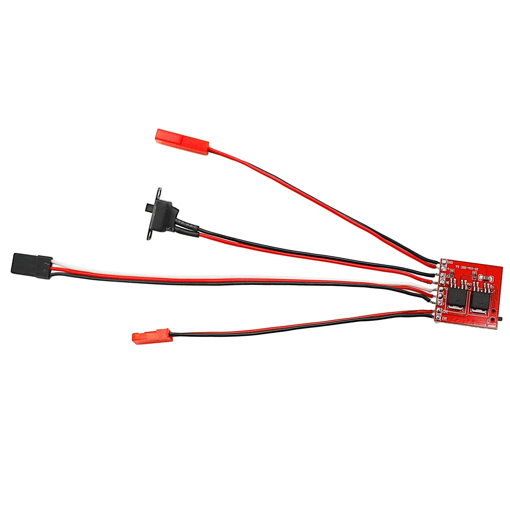 Mini Brushed Electric Speed Controller Multi-Color Brushed ESC Motor Brushed Motor Replacement Speed Controller for RC Car Model