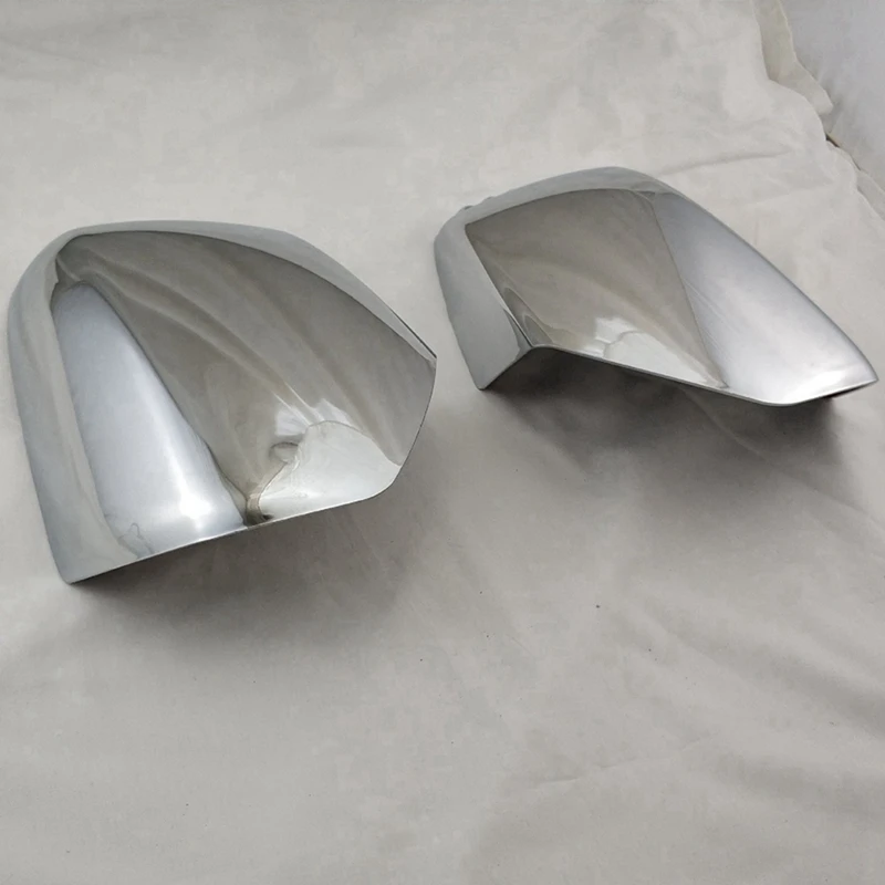 Car Door Rearview Mirror Cover Paste Type Door Wing Mirror Cap For Mitsubishi Triton L200 2005-2014 Pajero Sport 2011