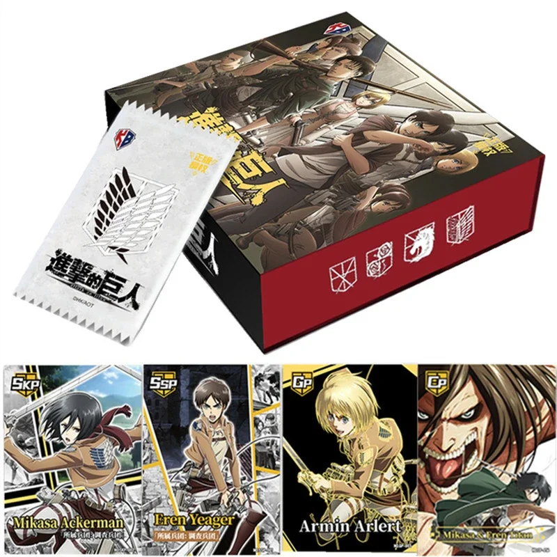 Attack on Titan Collection Cards, Sp, Sr. Japonês, Anime, TCg