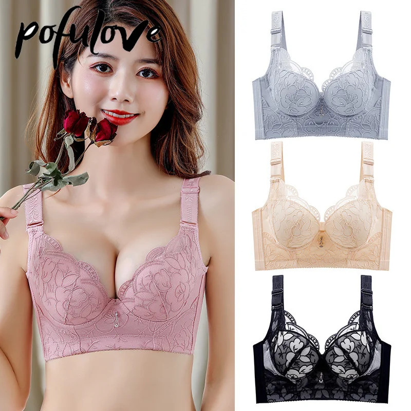 Sixbreasted Bra Adjustable Breasts Antisagging Sexy Underwear Bra