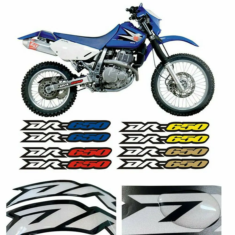 3D Glue Swingarm Air Box Stickers Decals For  DR 650 DR 650S DR 650SE