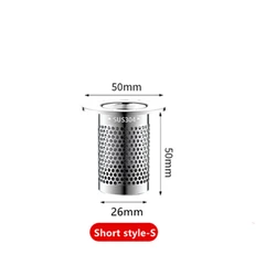Premium Stainless Steel Anti - Clog Drain Filter & Hair Catcher (Short style--S)