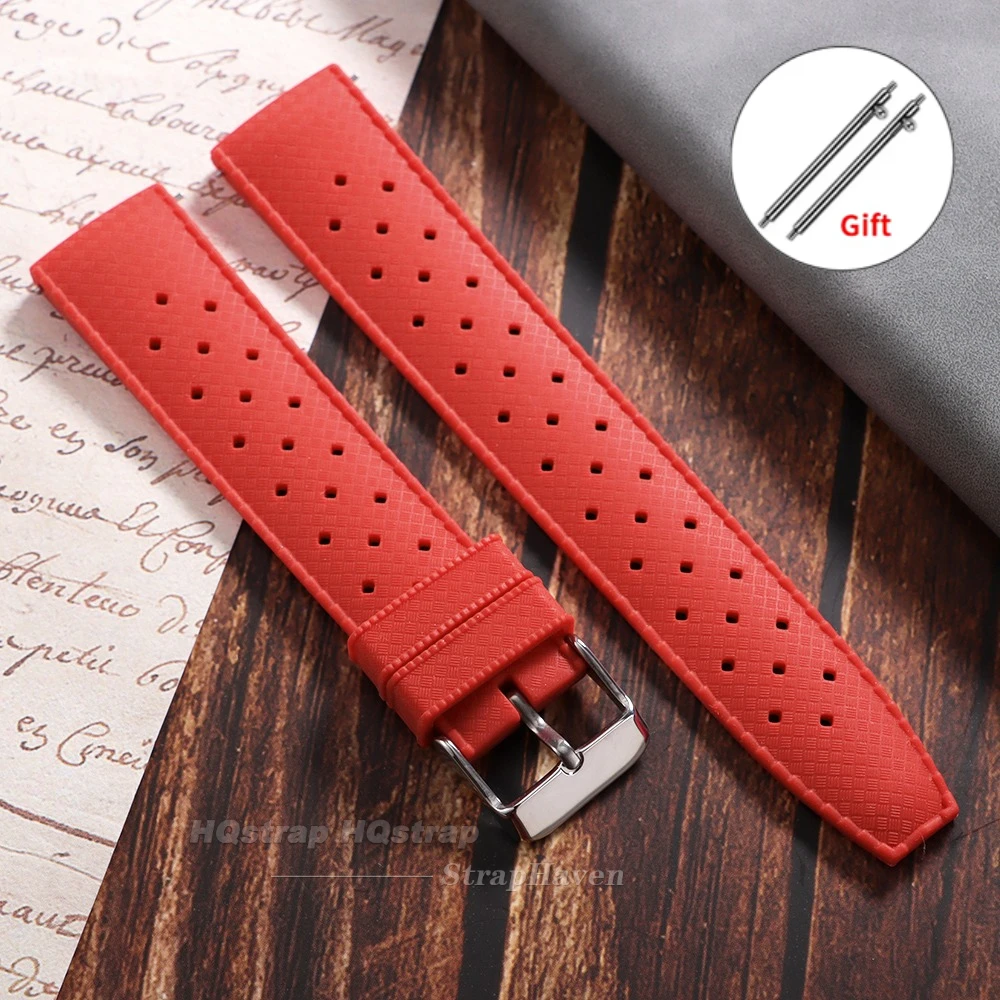 Breathable Premium Silicone Waterproof Watch Strap - Soft Wrist Band Accessories