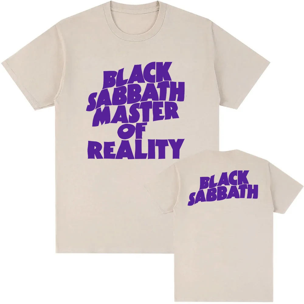 Vintage Black Sabbath Grunge Rock Band Cotton T-shirt – Unisex Summer Fashion