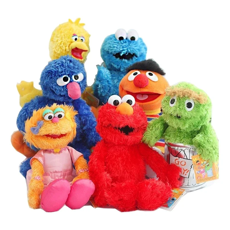 High Quality Elmo Cookie Monster Soft Plush Toy Dolls 30-33 cm Children Educational Toys фитнес печенье vplab lean cookie high fiber клубника 40 г