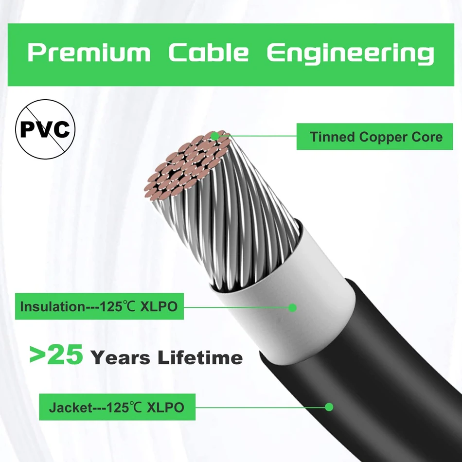 Solar Panel Connector Cable 1 Pair Y Branch Solar Panel 30A Cable Connector FFM MMF PV Wire T Splitter Photovoltaic 2pcs Solar Panel Cable Wire Connector