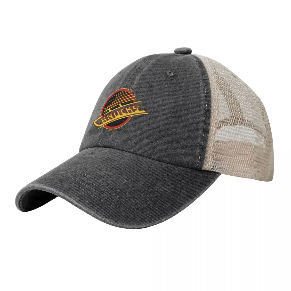 

Vintage Canucks Cowboy Mesh Baseball Cap New In The Hat Streetwear Female Men's