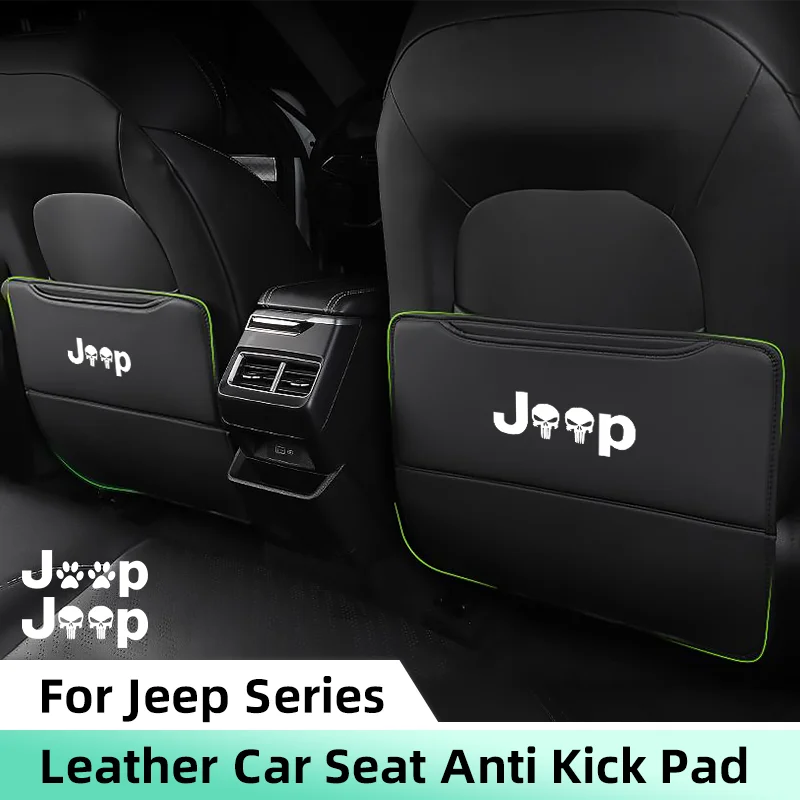 Car Seat Anti Kick Pads Anti-dirty Pad Seat Back Protective Mats For Jeep Wrangler Gladiator S Special Edition Grand Commander
