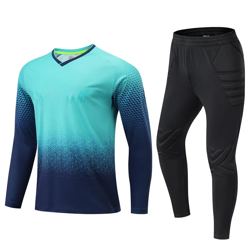 Professional Protective Goalkeeper Pants Thick Padding Football Match GK Pants Handball Game GK Skinny Pad Trackpants