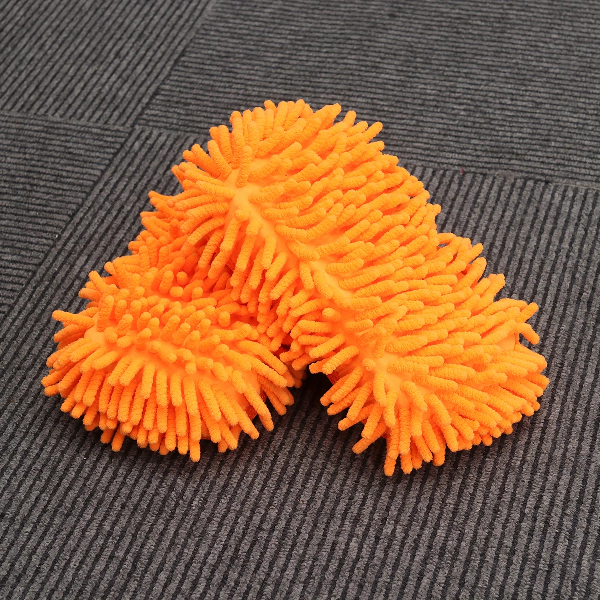 

2pcs Ultrafine Fiber Chenille Car Wash Gloves Microfiber Car Motorcycle Washer Car Care Cleaning (Orange)