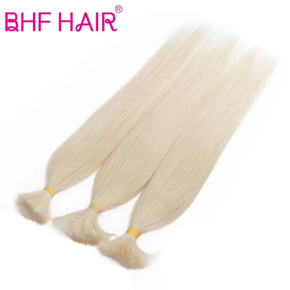 Bulk Human Hair for Braiding Straight Bundles No Weft Braid Extentions Women