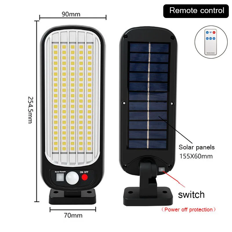 Motion Sensor Security Lighting With 3 Light Mode Outdoor Solar Lamp Solar Street Lights  Waterproof for Garden Patio Path Yard solar lamp outdoor Solar Lamps