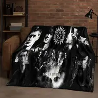 Couverture en flanelle HD surnaturelle Sam Dean Winchester TV, jet en peluche Ultra doux et chaud pour la maison, chambre à coucher, lit, canapé, cadeau de voyage 6