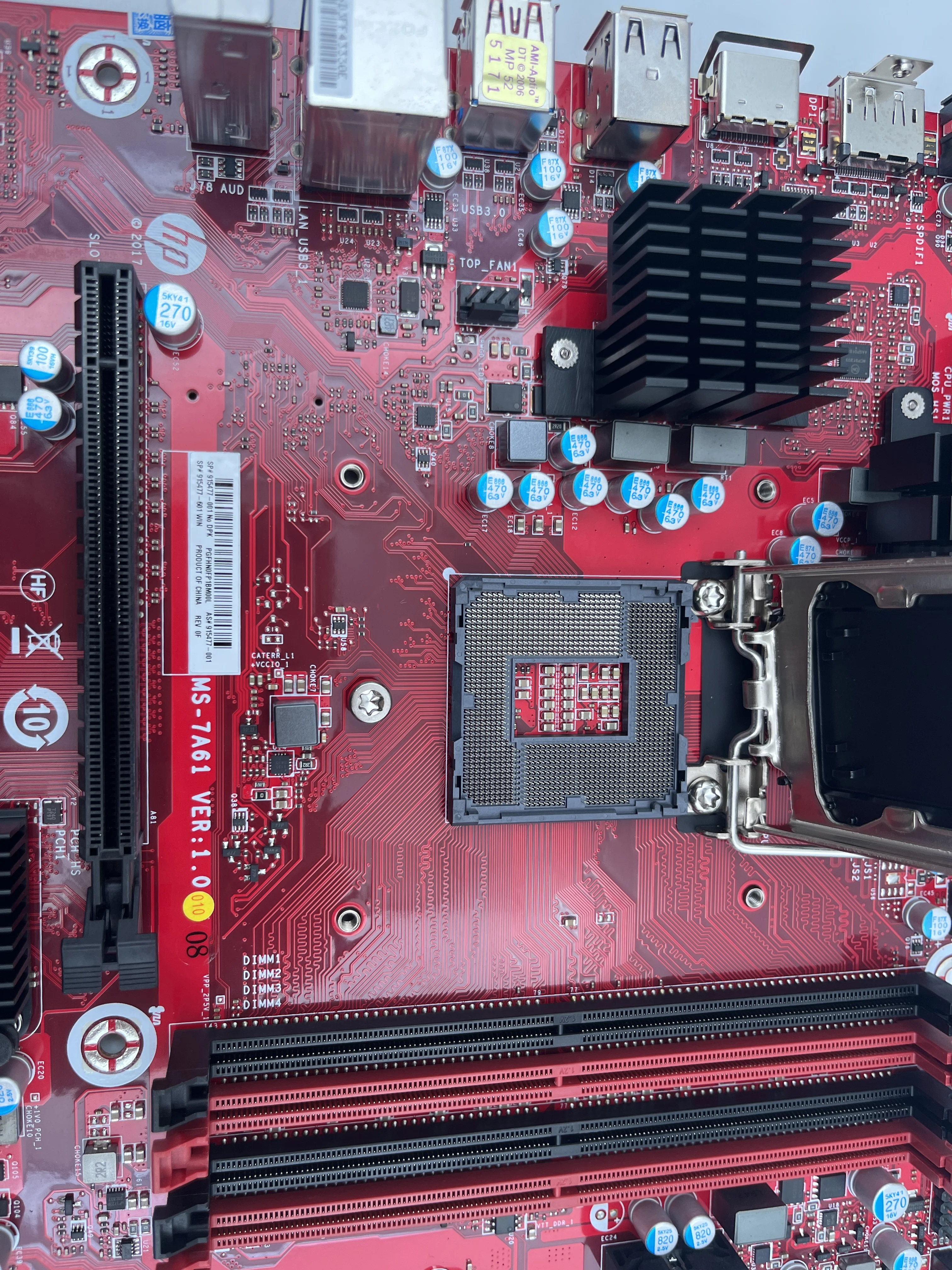 데스크탑 마더보드 OMEN 880-181CN 915477-001 915477-601 Z270 L02051-001 L02051-601 Z370 MS-7A61