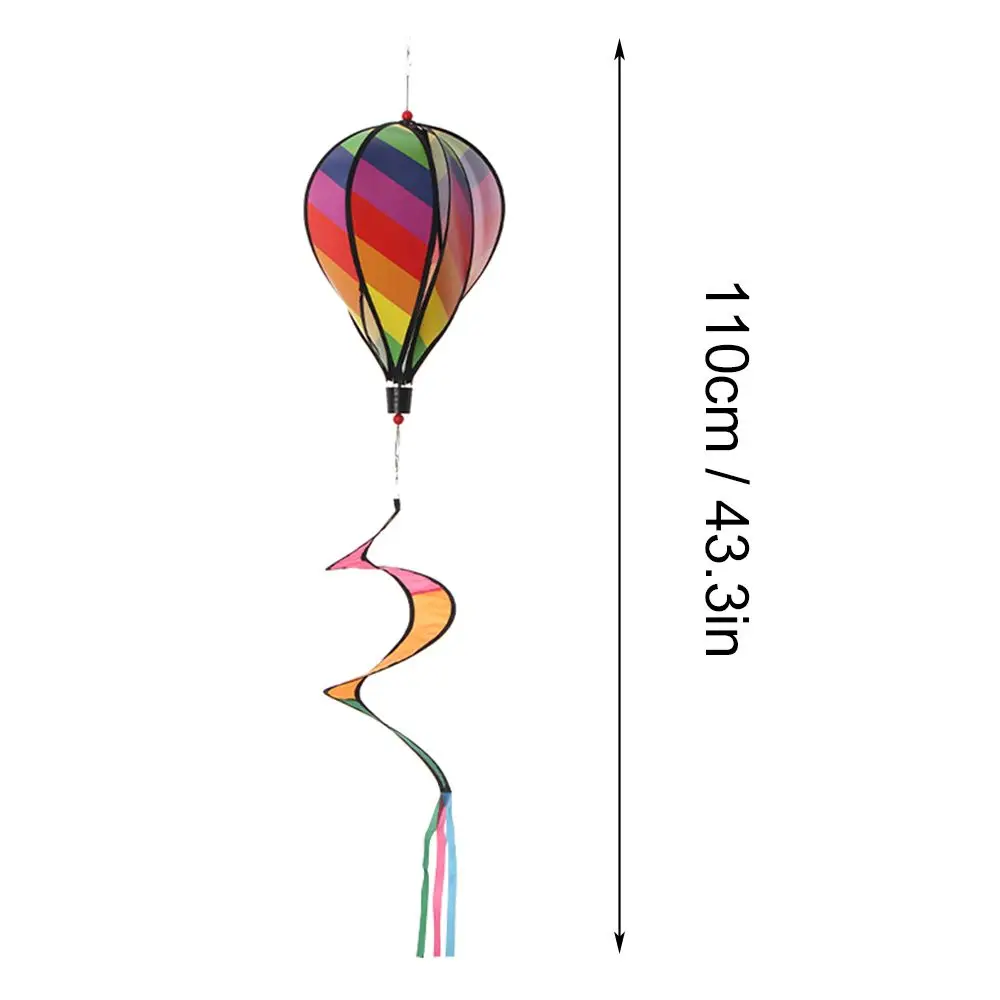 Outdoor wind spinners Revolving Colorful Yard Decor Lawn Wind Twister Windmills Outdoor Pinwheels Hot Air Balloon Whirlygig Toys Wind Spinners