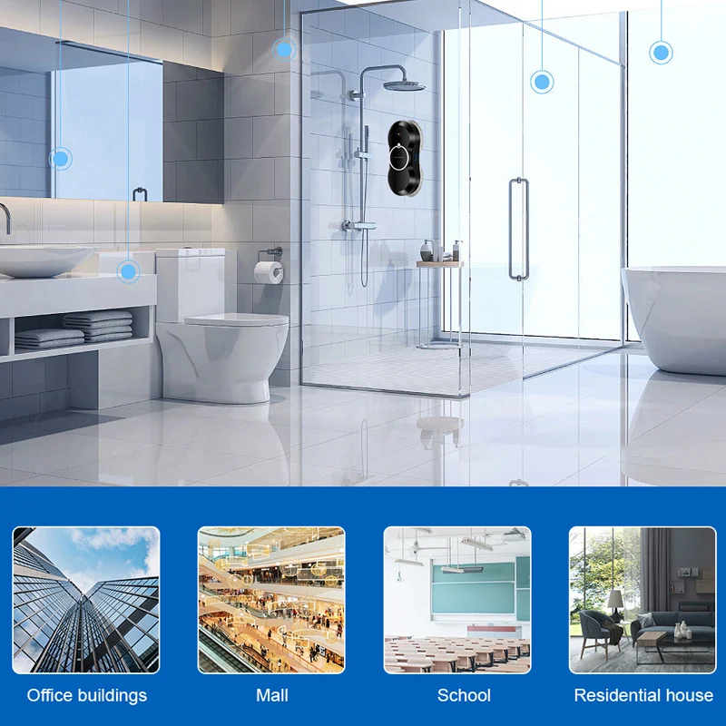 Robot Window Cleaner Liectroux HCR-10 Water Spraying Ultrathin Window Cleaning Robot, Auto Electric Glass Washer, Strong Vacuum 6