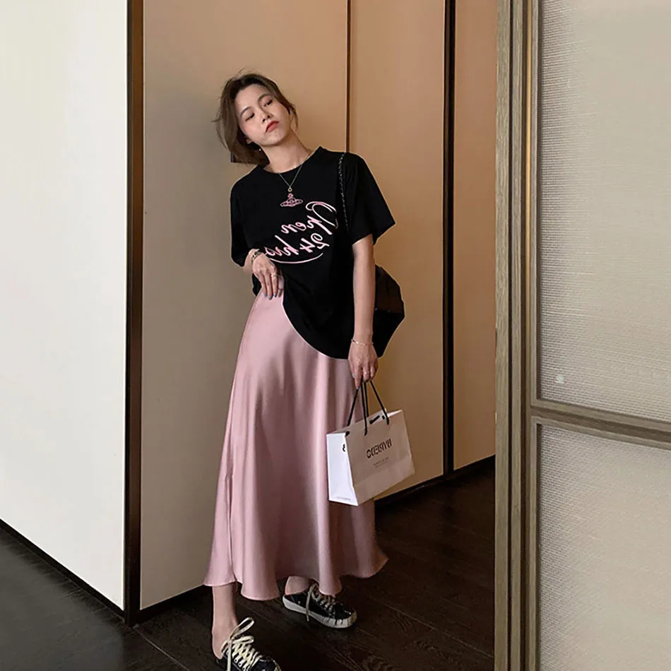 우아한 출산 여름 스커트, 플레어 캐주얼 스타일, 슬리밍 디자인, 임산부 패션 어머니에게 이상적, 2024