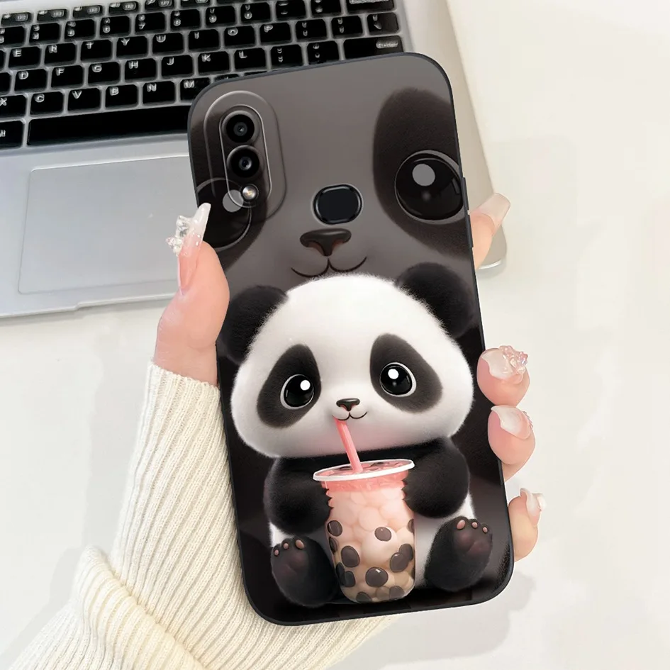 Creative Panda Cartoon Soft Silicone Phone Case