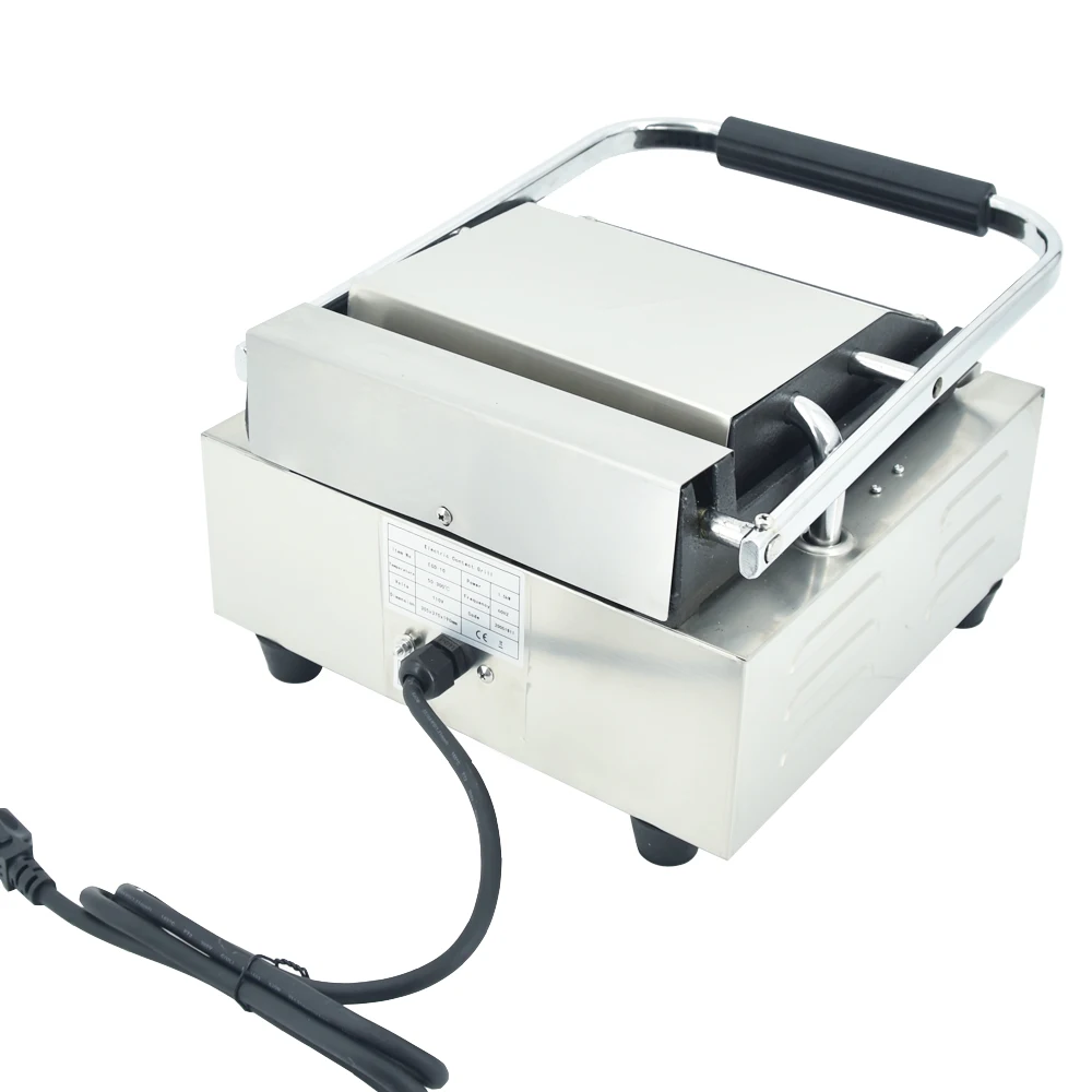 Factory Wholesale Contact Grill Commercial Flat Sandwich Panini Press Maker 4