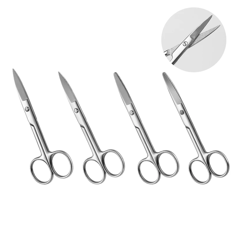 Upgraded Medical Surgical Scissors Steel Small Nail Tools Eyebrow Nose Hair Cut Manicure Makeup Professional Beauty Accessories 3