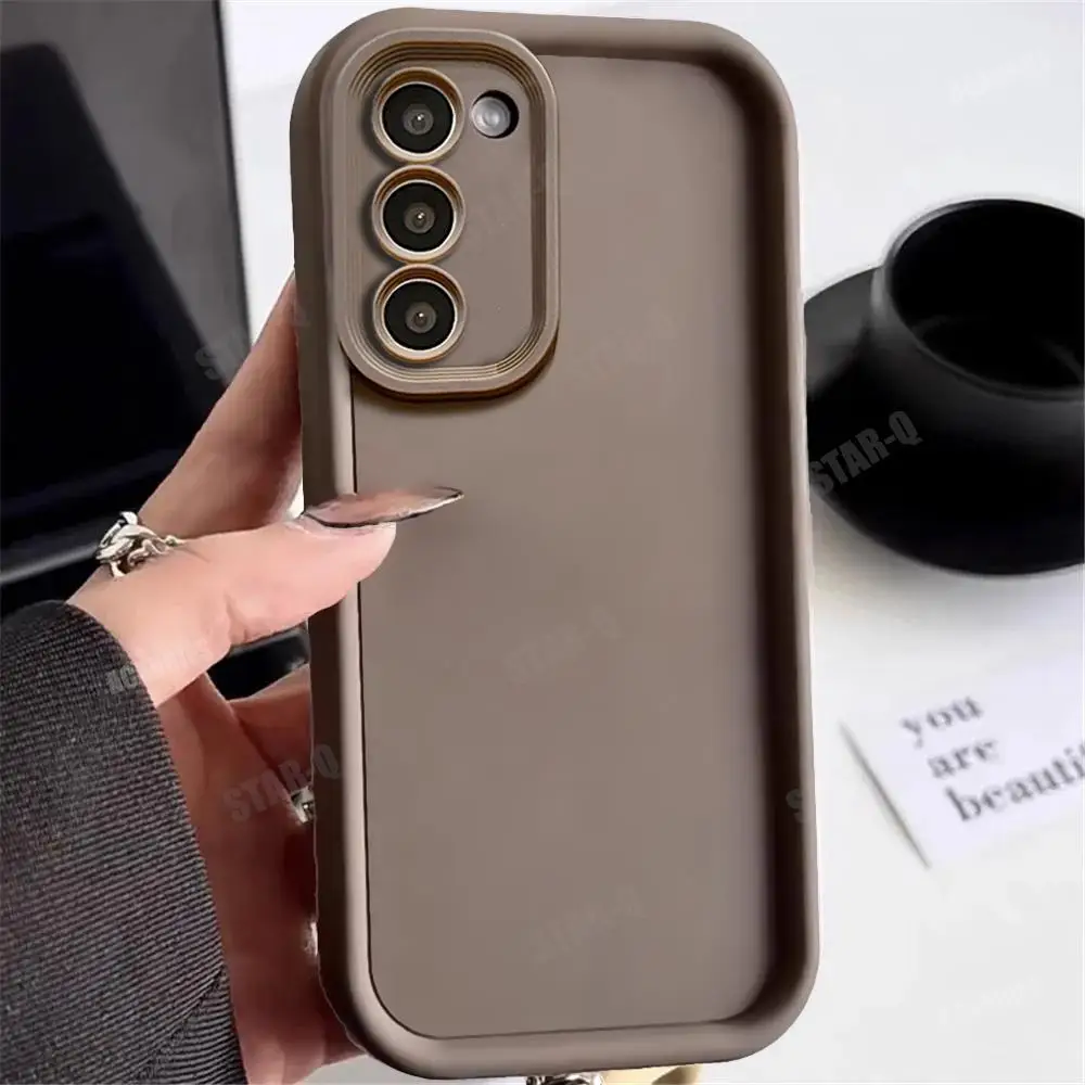 S 23 22 21 20 Matte Soft Silicone Case For Samsung Galaxy S23 S21 S20 Fe S22 Plus Ultra 5g Shockproof Back Cover On_voghion.com