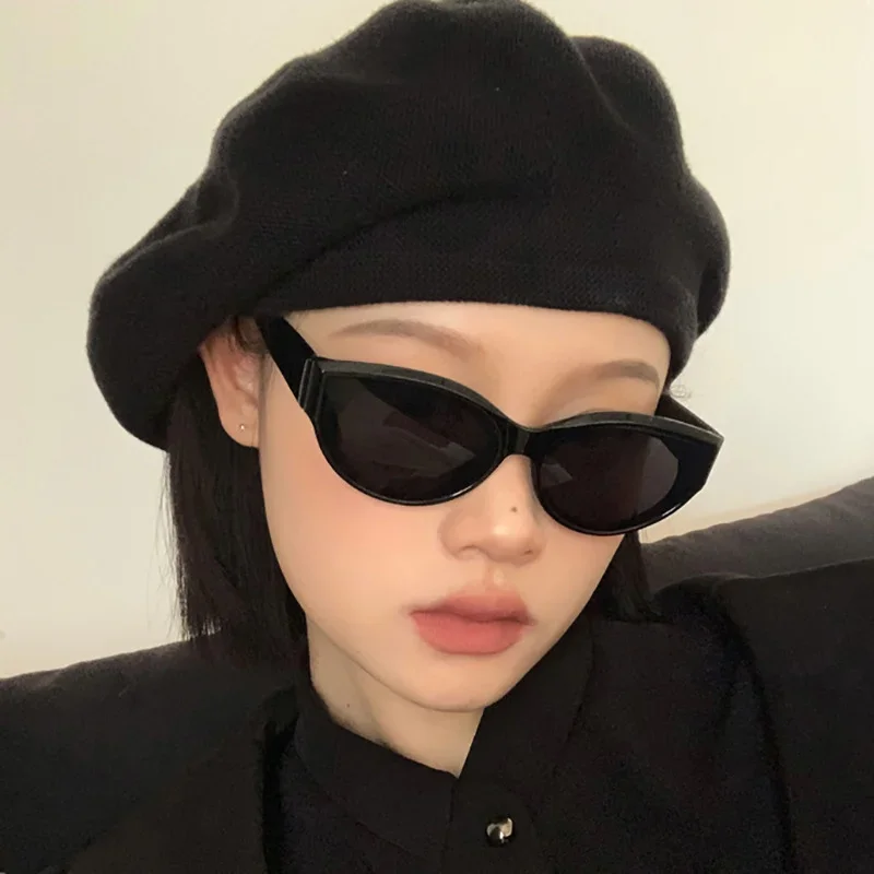 

Солнцезащитные очки в винтажном стиле кошачий глаз с полной оправой модные дизайнерские очки трендовые мужские и женские летние солнцезащитные очки с затенением UV400