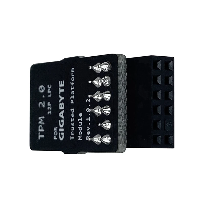 TPM2.0 Module LPC 12Pin Module With For Infineon SLB9665 Windows 11 Upgrade For Gigabyte Motherboard GC-TPM2.0 S