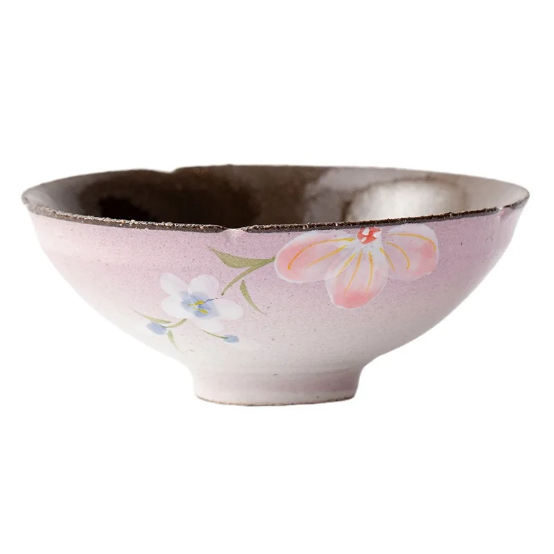 Powder Yin Hand-painted Winter Jasmine Teacup Retro Tea Bowl Mug Tea-tasting Personal Cup Chazhan Master Cups Craft 55ml