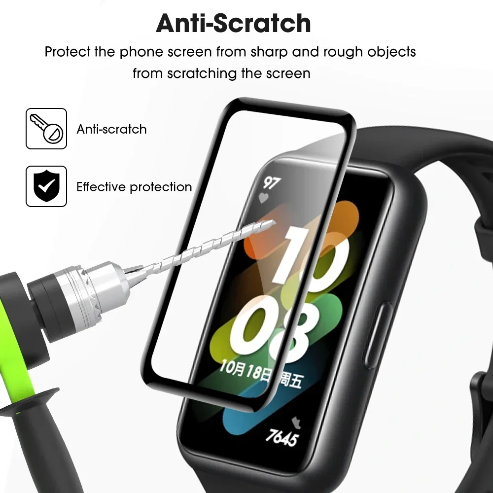 3D Curved Screen Protector, Soft Fiber Anti-Scratch Film