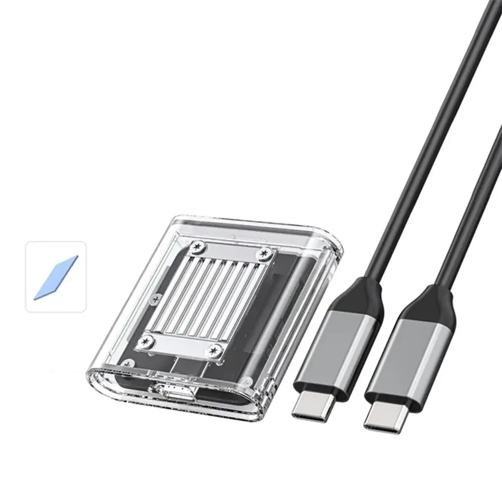 M.2 SSD Nvme SSD 인클로저 도구 무료 10gbps M.2-Pcie C 투명 어댑터, 외부 USB 지지대 2230 유형 N2y3
