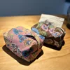 Restaurant Retro Tissue Box Home Living Room Tissue Box Light Luxury Fabric Bag Storage Embroidered Tissue Bag Wholesale 1