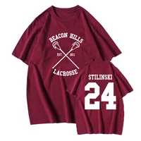 Teen Wolf Shirt STILINSKI 24 LAHEY 14 MCCALL 11 Fashion Print Tees The Original Beef of Chicagoland Shirt Harajuku Y2k 90s Tops 1