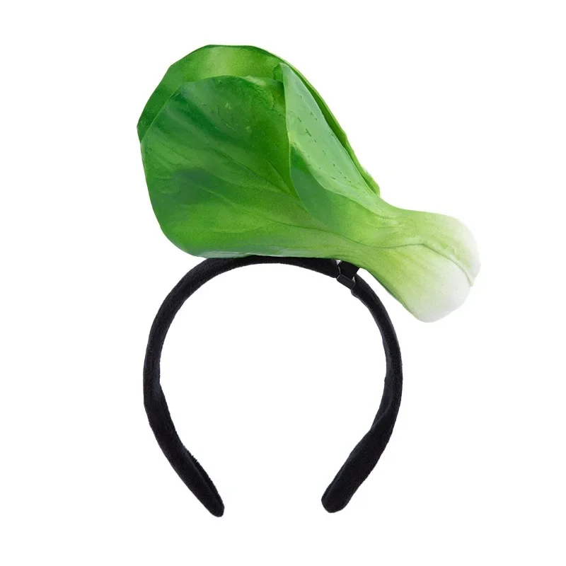 Artificial vegetable headband