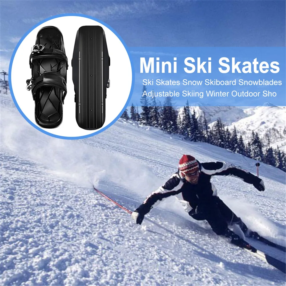 Ski Boots Mini Skis Snowblades for Winter