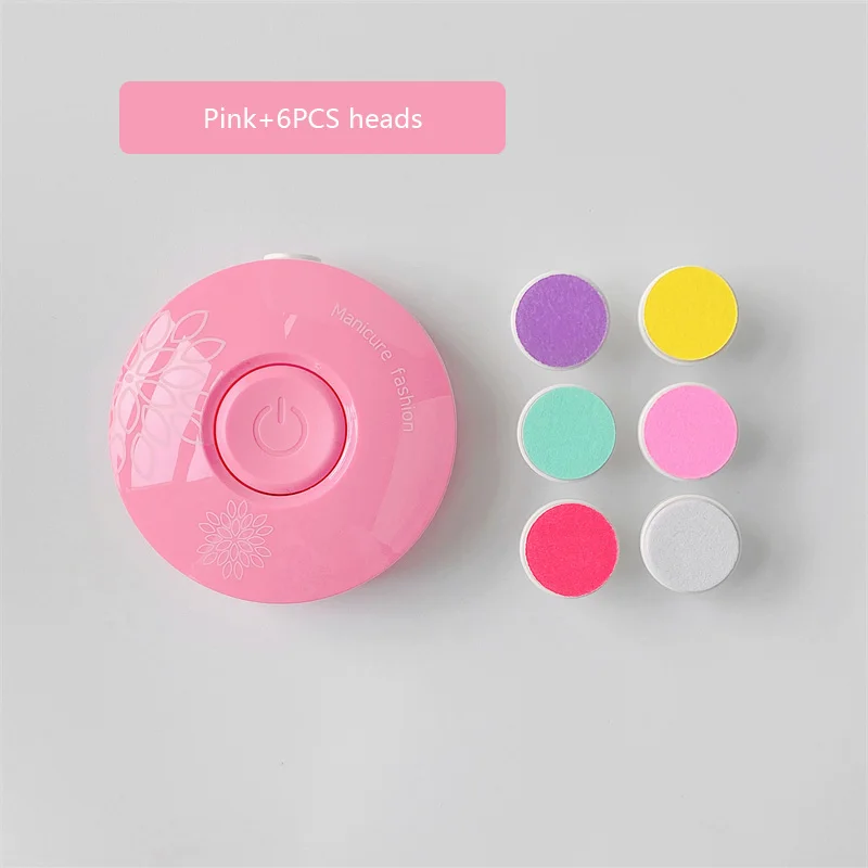 Tagliaunghie Elettrico Per Bambini, Lima Elettrica Sicura Per Neonati E Adulti, Set Manicure 6 In 1 Con Testine Di Lucidatura, A Batteria AAA (non Incluse)
