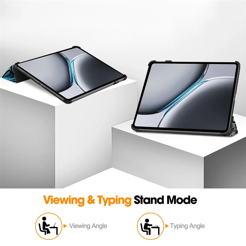 Elegant Tri-Fold Leather Stand Cover