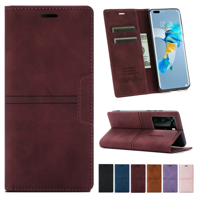 

Для Huawei P40 P40 Pro P30 P30 Lite P20 P20 Pro P20 Lite/Mate 50 50E 50 Pro 10 Pro 10 Lite/Y6 2019, кожаный чехол-бумажник с магнитной застежкой