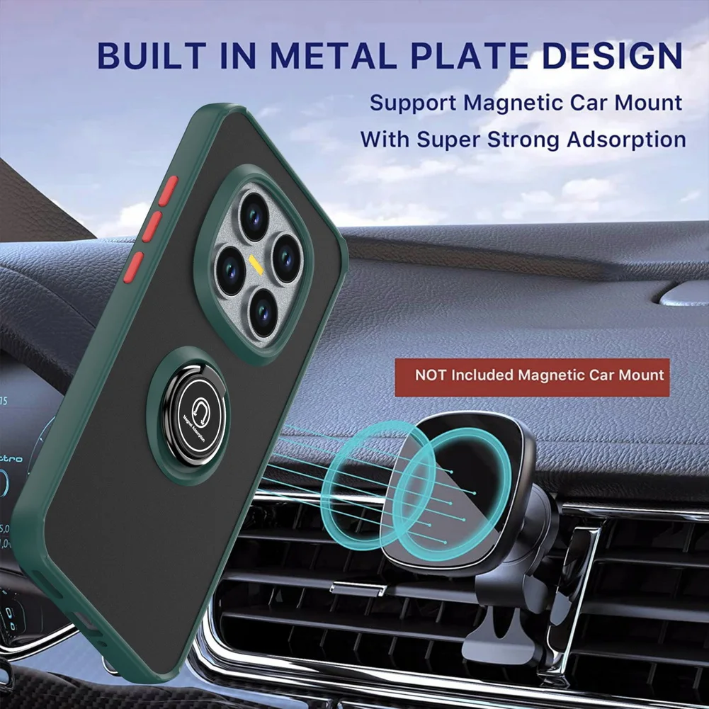Versatile Rotatable Bracket Phone Case with Finger Ring Car Holder
