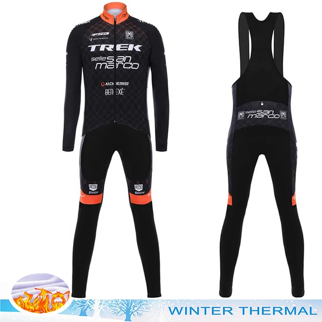 TREK 저지 사이클링 남성용 블라우스, 겨울 자전거 유니폼