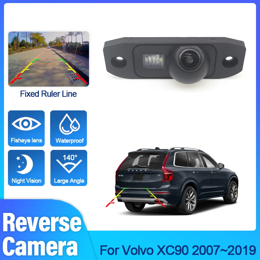 

CCD HD Fisheye Rear View Camera For Volvo XC90 2007 2008 2009 2010 2011 2012 2013 2014 2015 2016 2017 2018 2019 Car Monitor