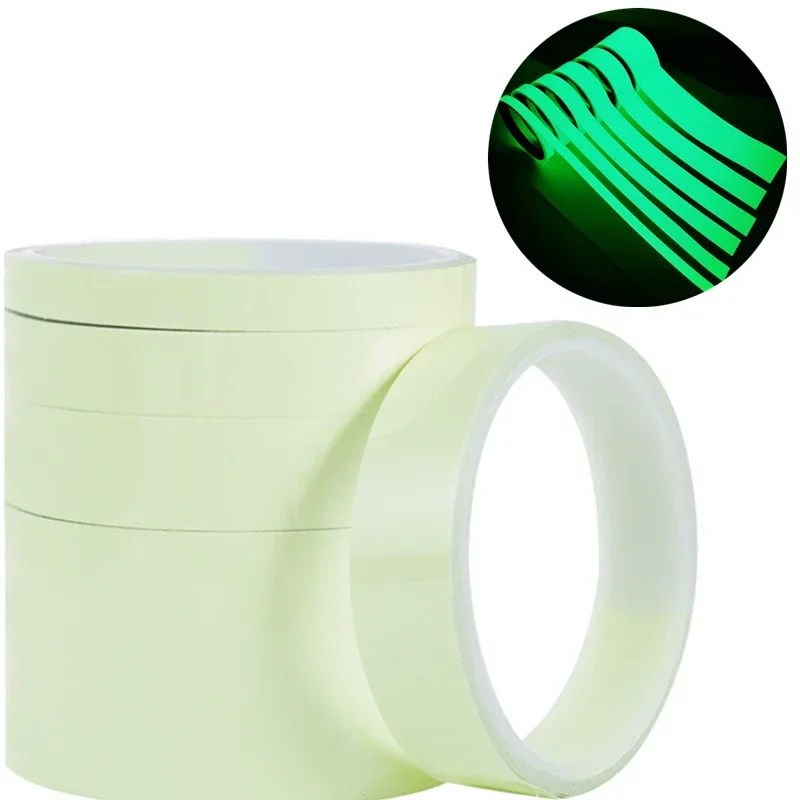 Luminous Tape Self-Adhesive Glow in Dark Night Vision Safety Warning Security Stage Home Decoration 3M 5m luminous wall stickers,fluorescent tape,luminous tape