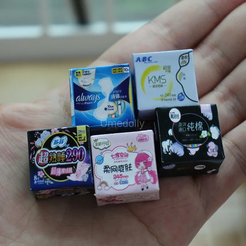 thumbnail image 1 of Accesorios para Muñecas Liuwei Caja de Toallas Sanitarias 1/6, 1 of 5